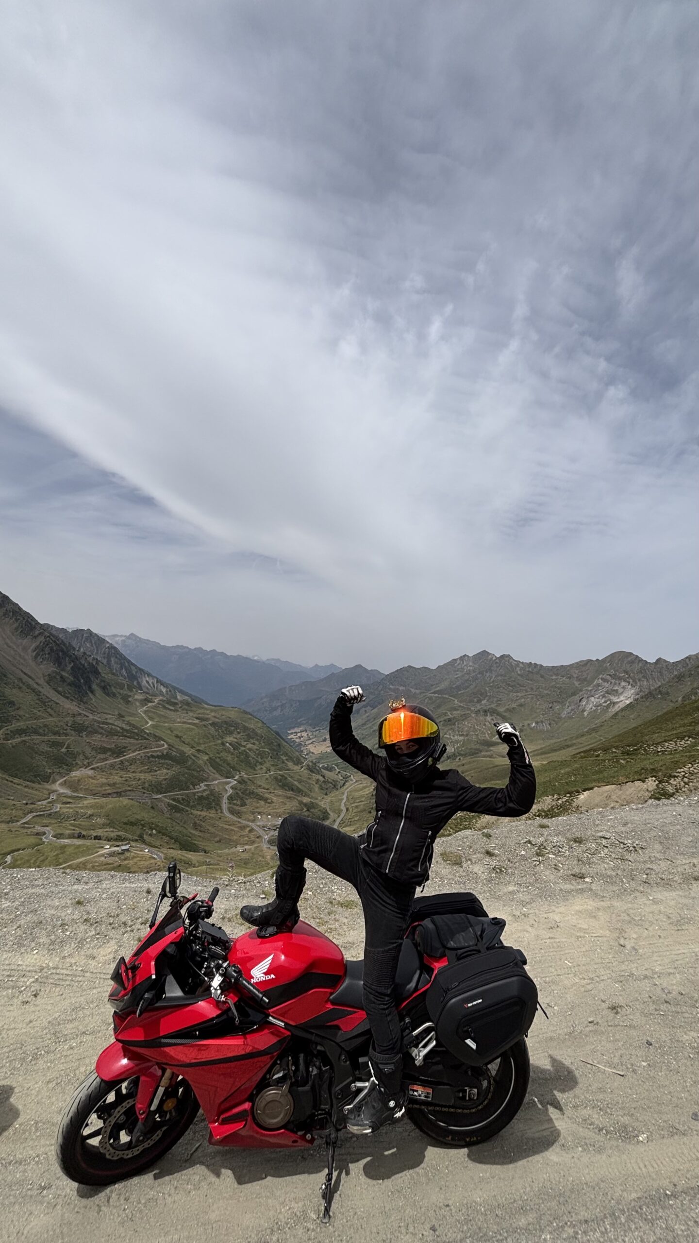 Sara en el Pirineo