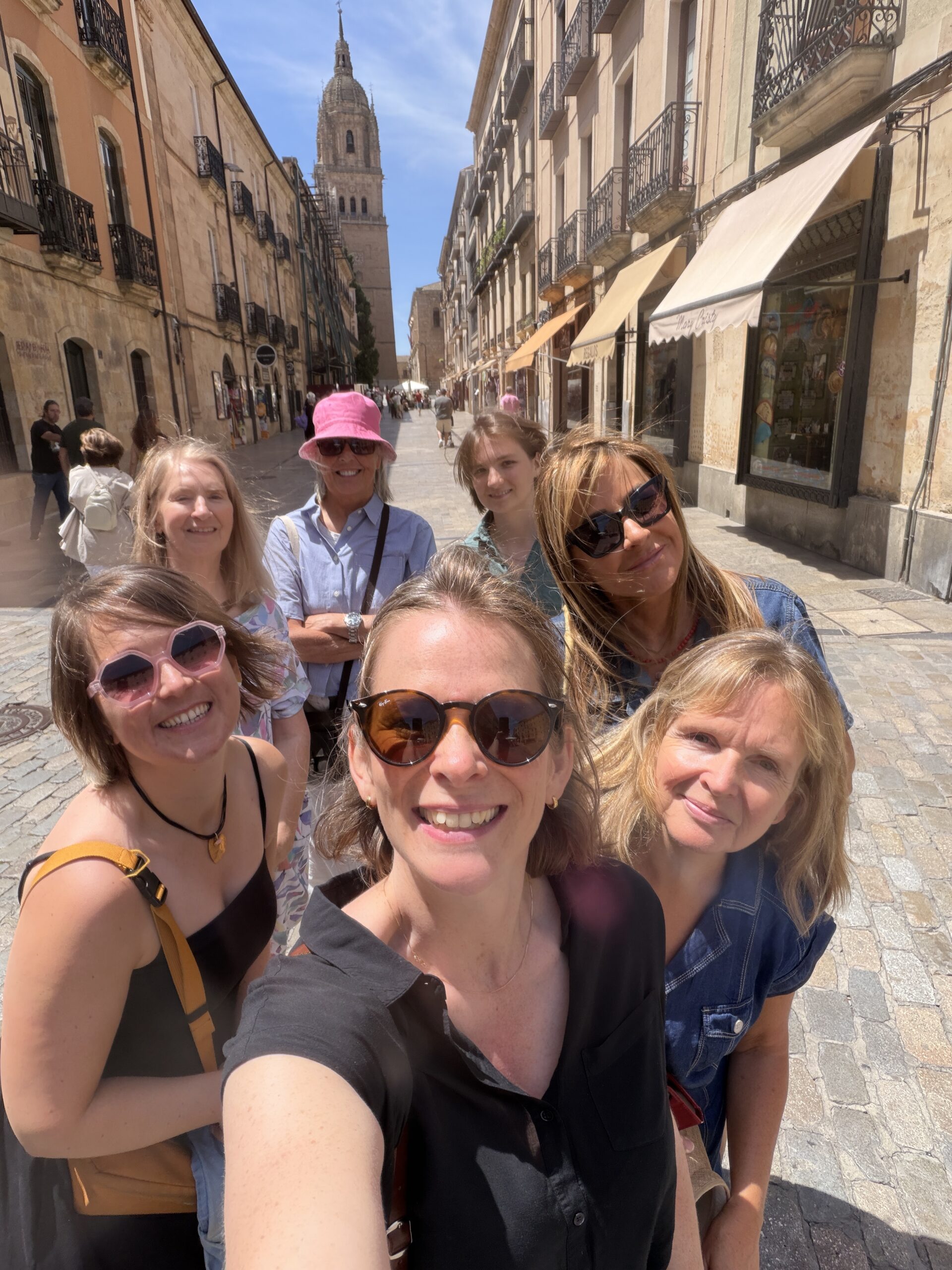 Our group on Salamanca's Rúa Mayor